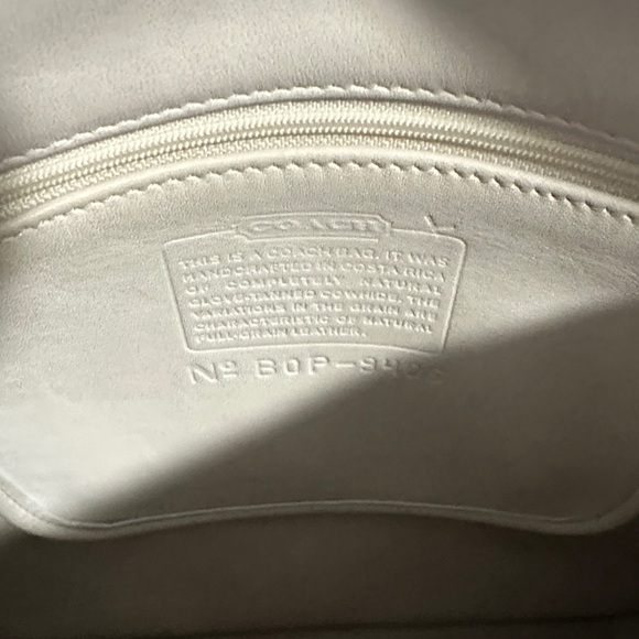 Coach Off-White Leather Backpack - Picture 4 of 5